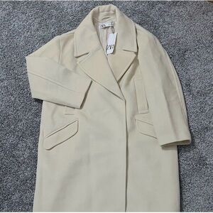 Zara Beige Women's Trench Coat size L